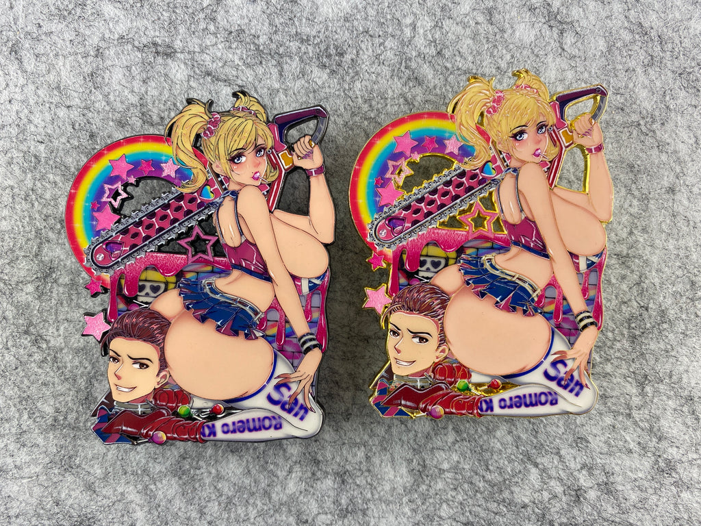 82 enamel pin