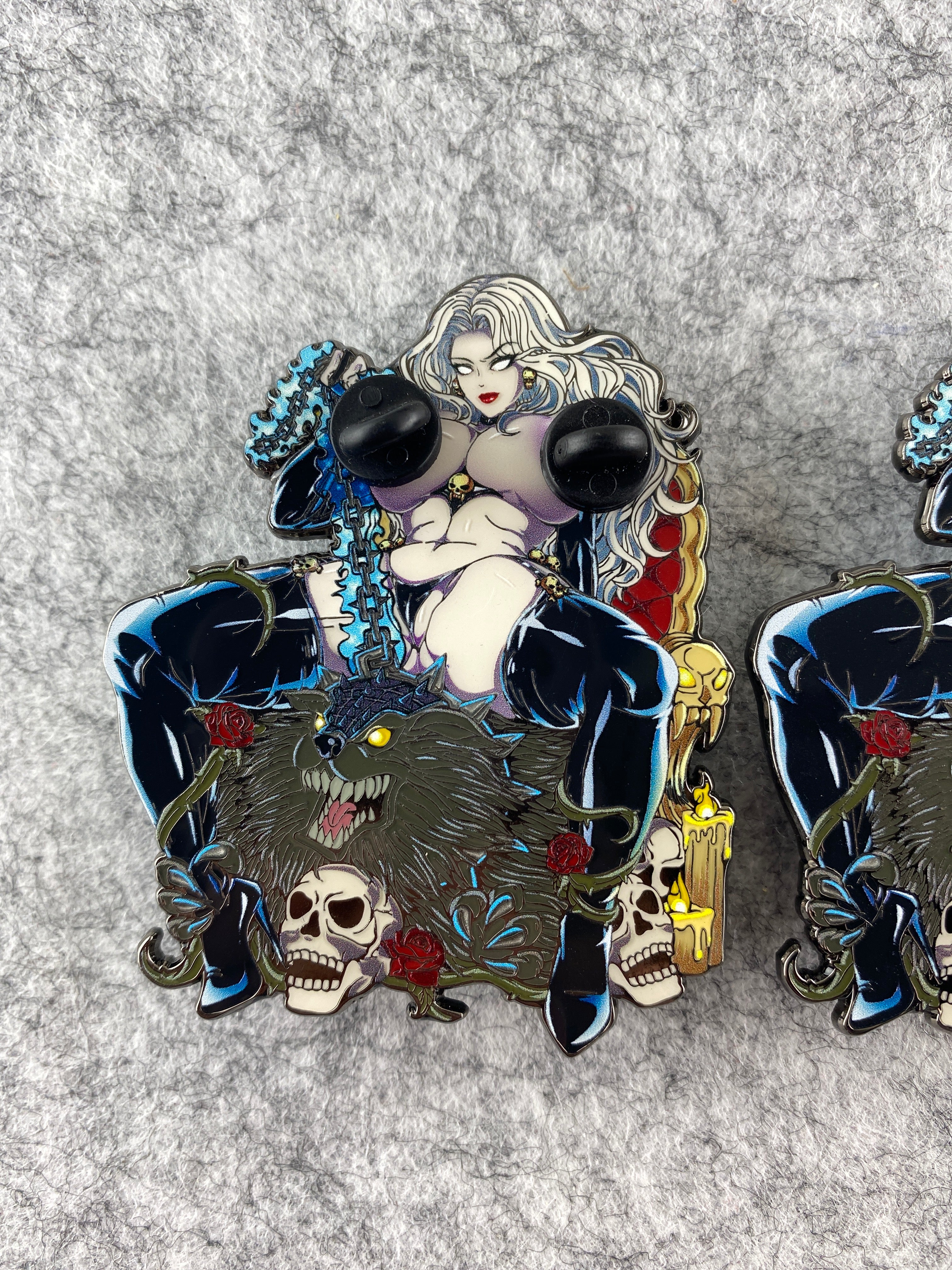 Throne of Death Enamel Pin
