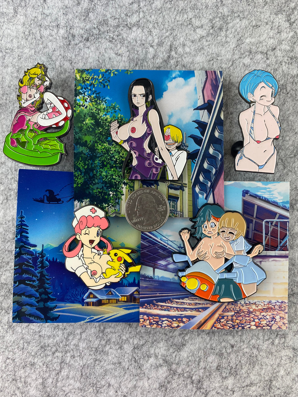 Second Hand Enamel Pins Group #6
