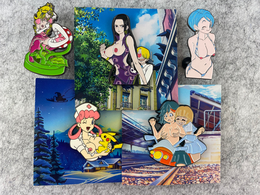 Second Hand Enamel Pins Group #6
