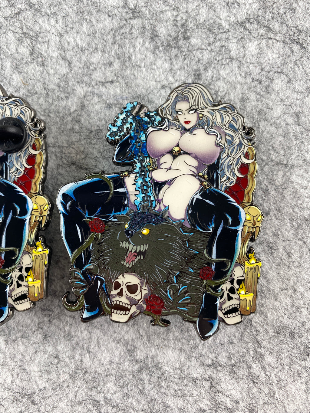 Throne of Death Enamel Pin