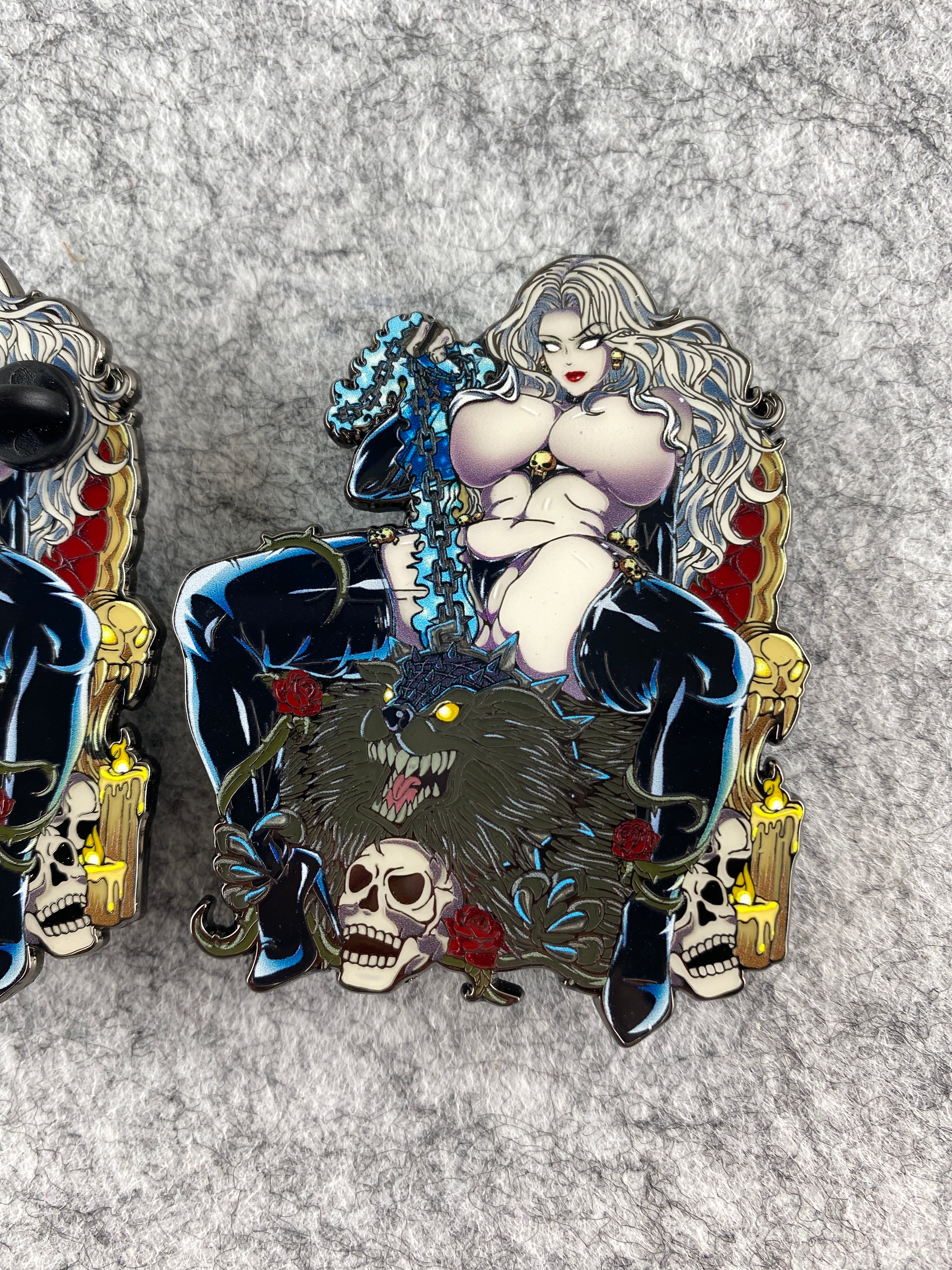 Throne of Death Enamel Pin