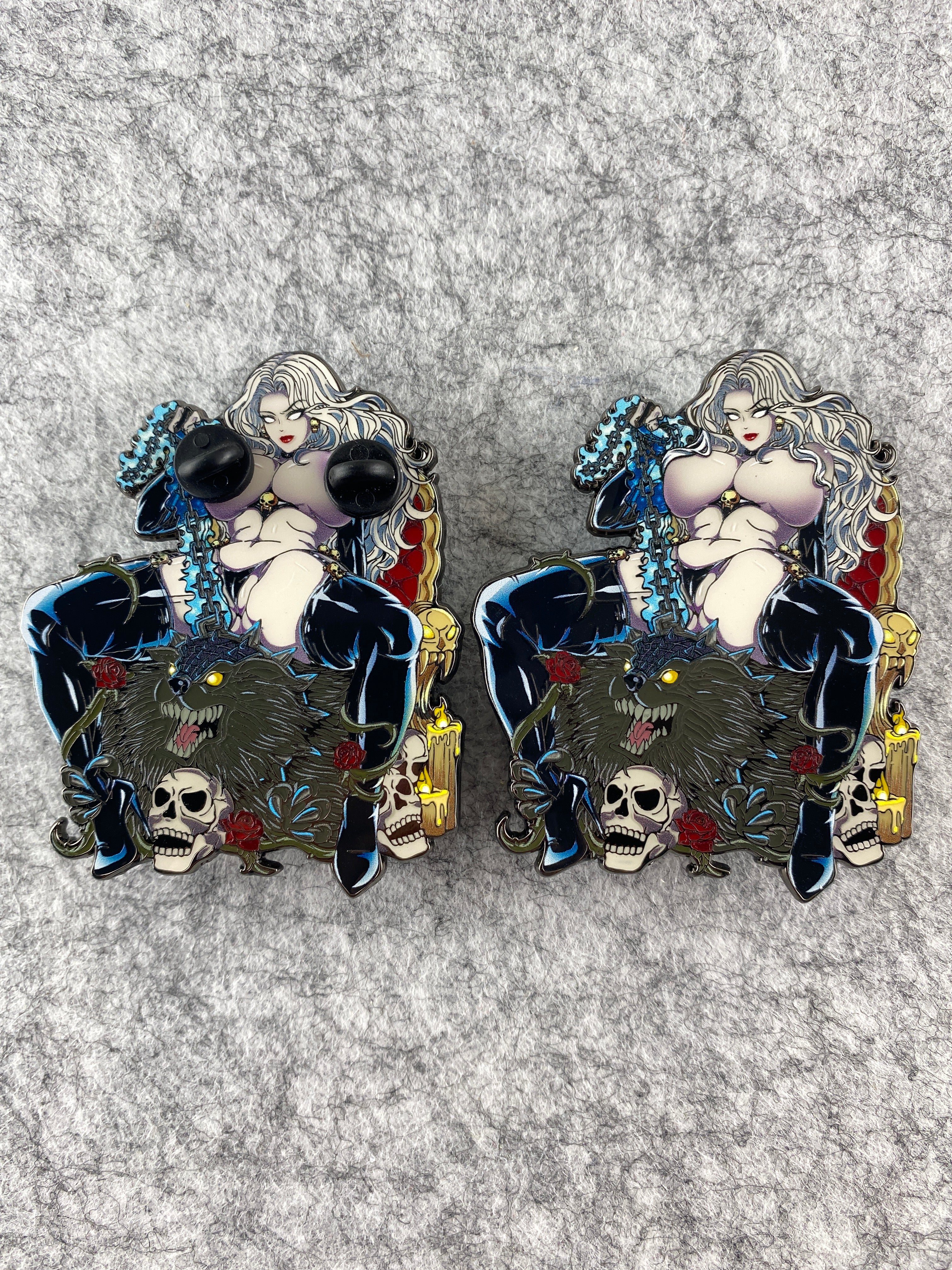 Throne of Death Enamel Pin