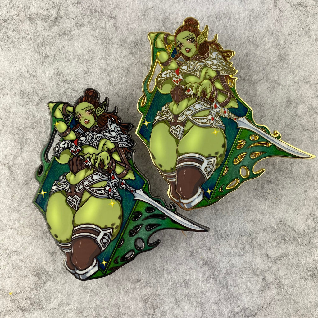 Orc Blade Green Pin 468