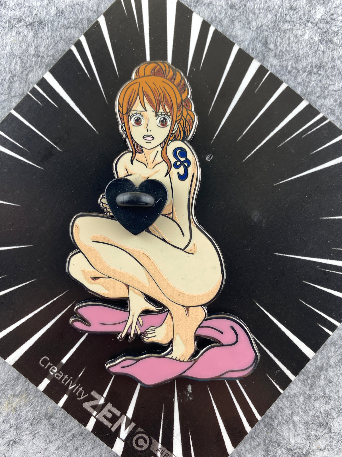 One Piece Nami Anime Enamel Pin V2