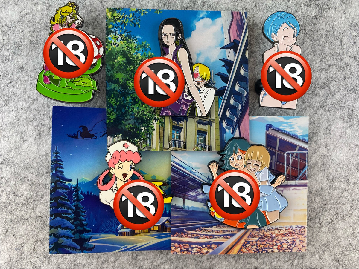 Second Hand Enamel Pins Group #6