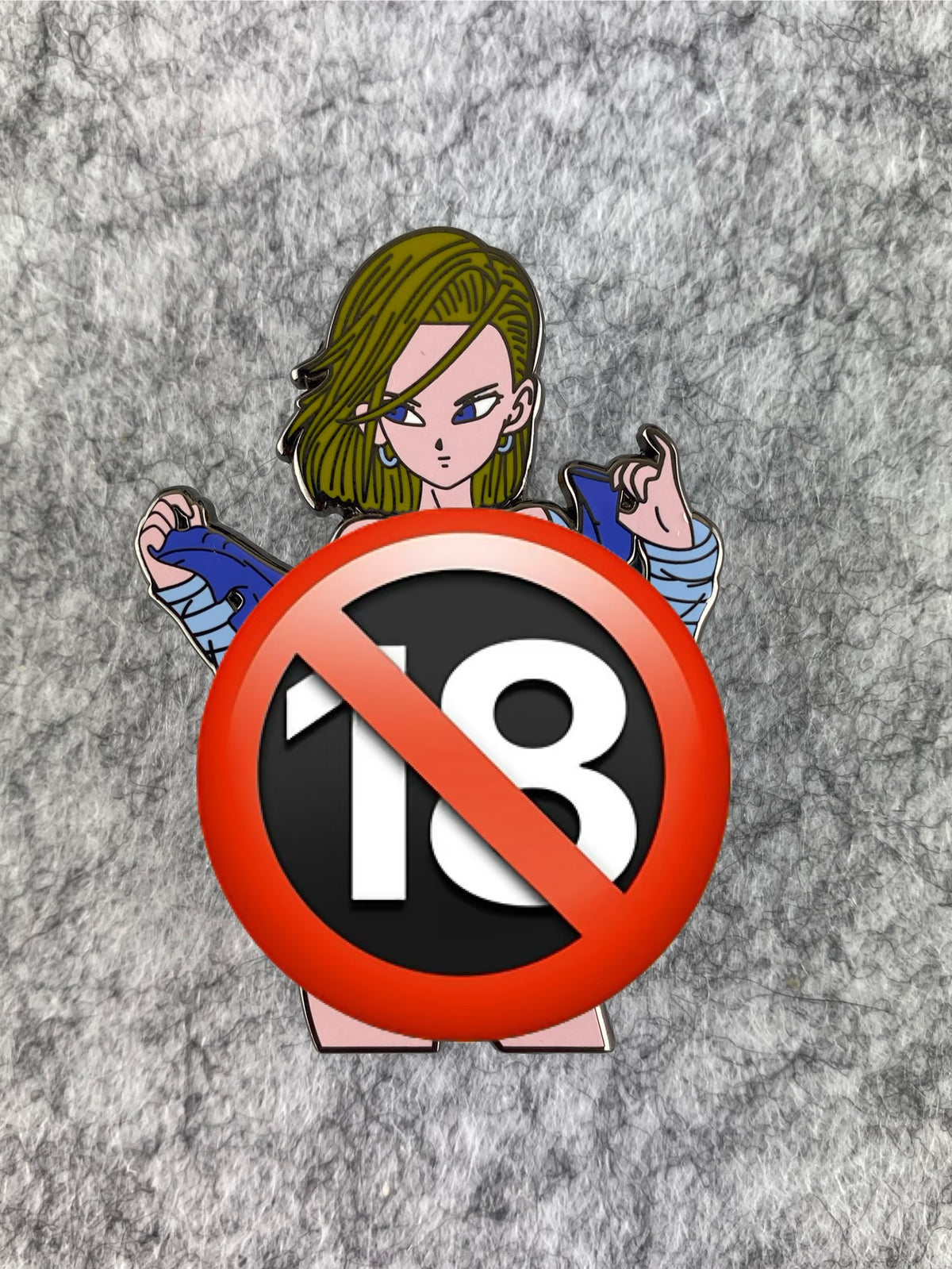 Android 18 Lewd Pin