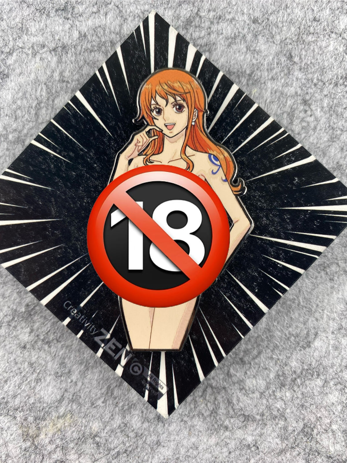 One Piece Nami Anime Enamel Pin V1
