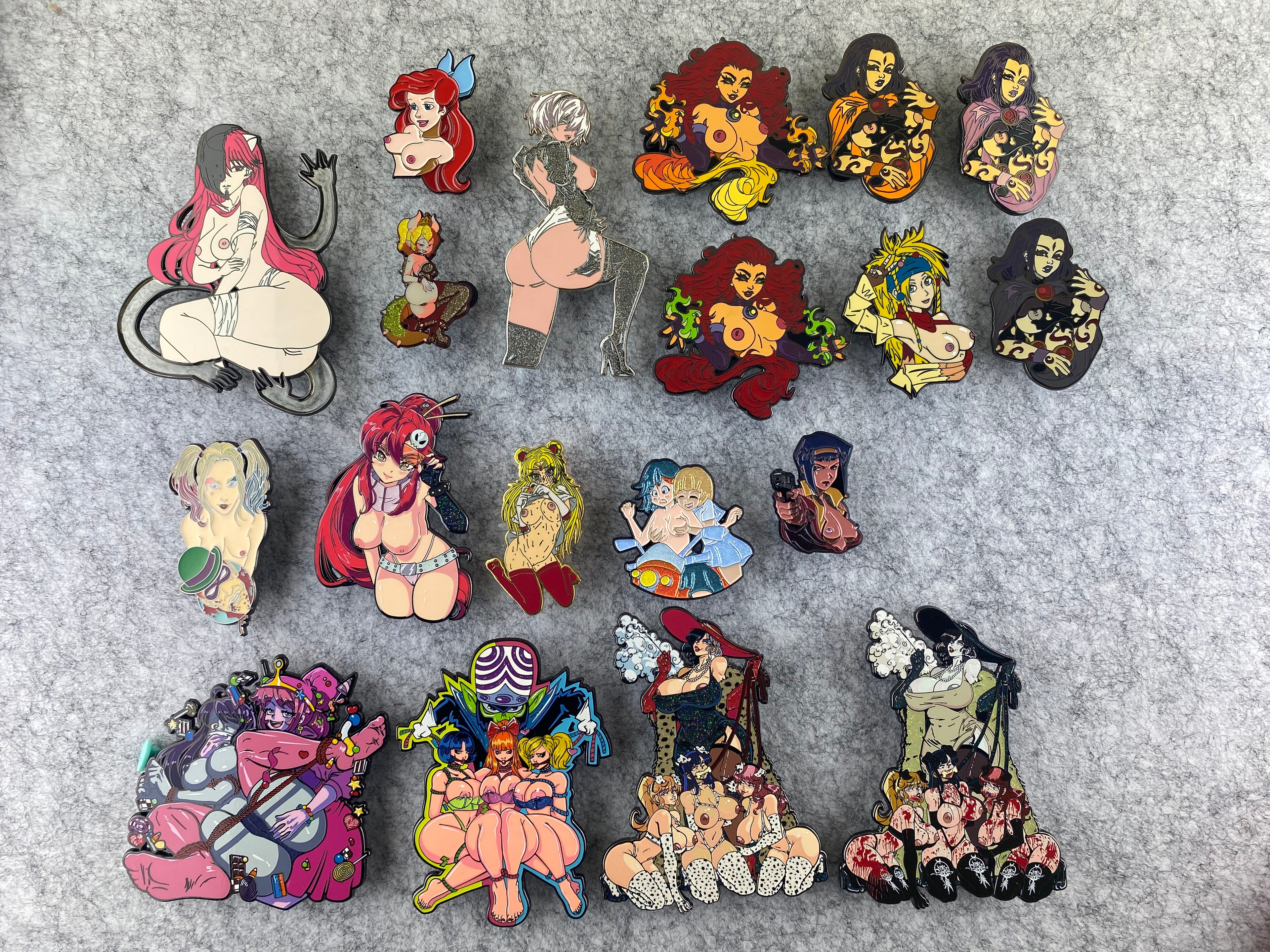 Second Hand Enamel Pins Group #1