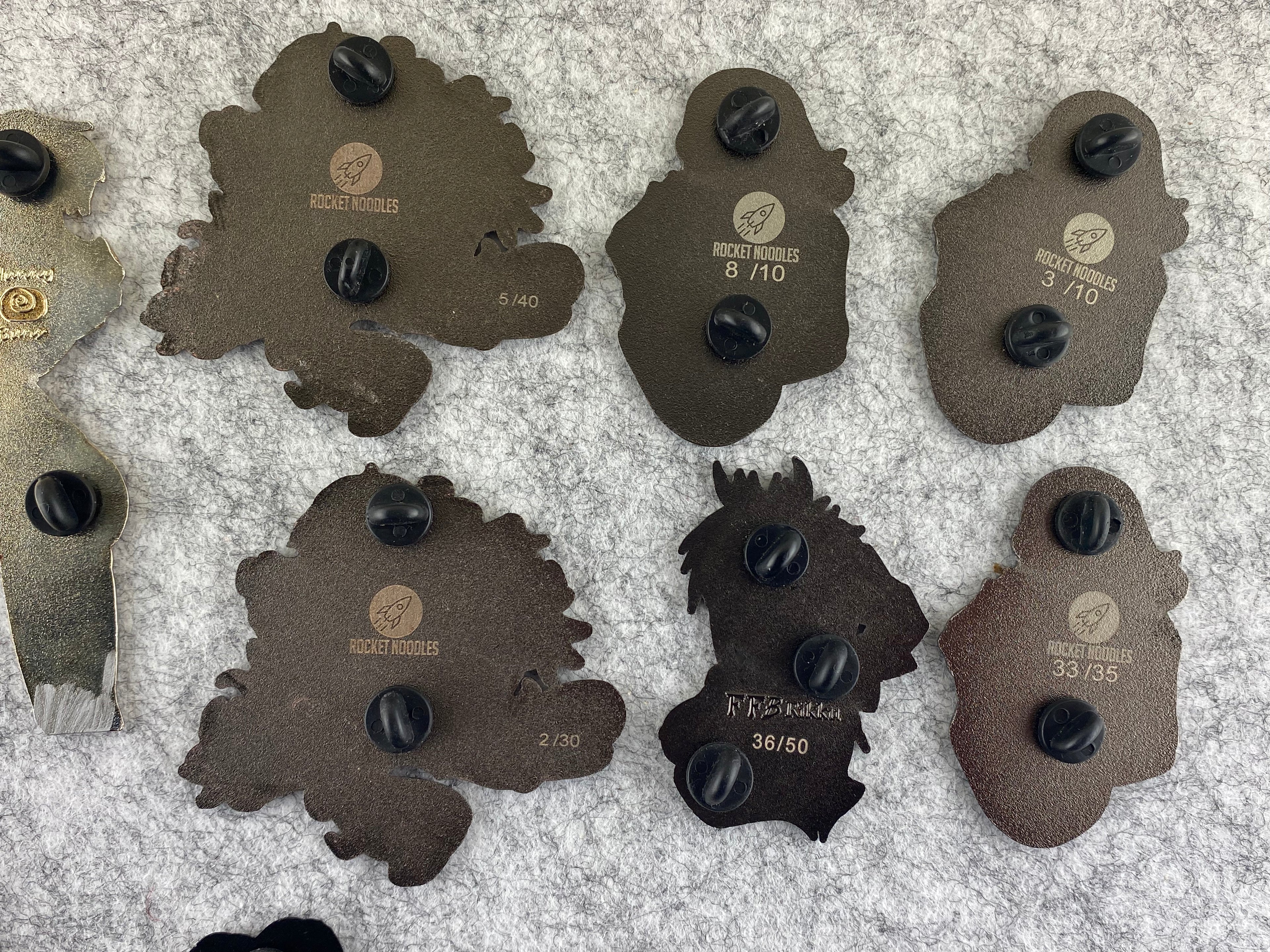 Second Hand Enamel Pins Group #1